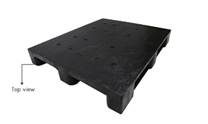 1,000x1,200x150 mm พาเลทพลาสติก หน้าเรียบ ขา E
