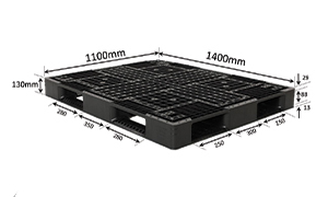 1,100x1,400x130 mm พาเลทพลาสติก