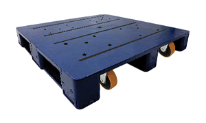 1,200x1,200x200 mm พาเลทพลาสติกติดล้อ